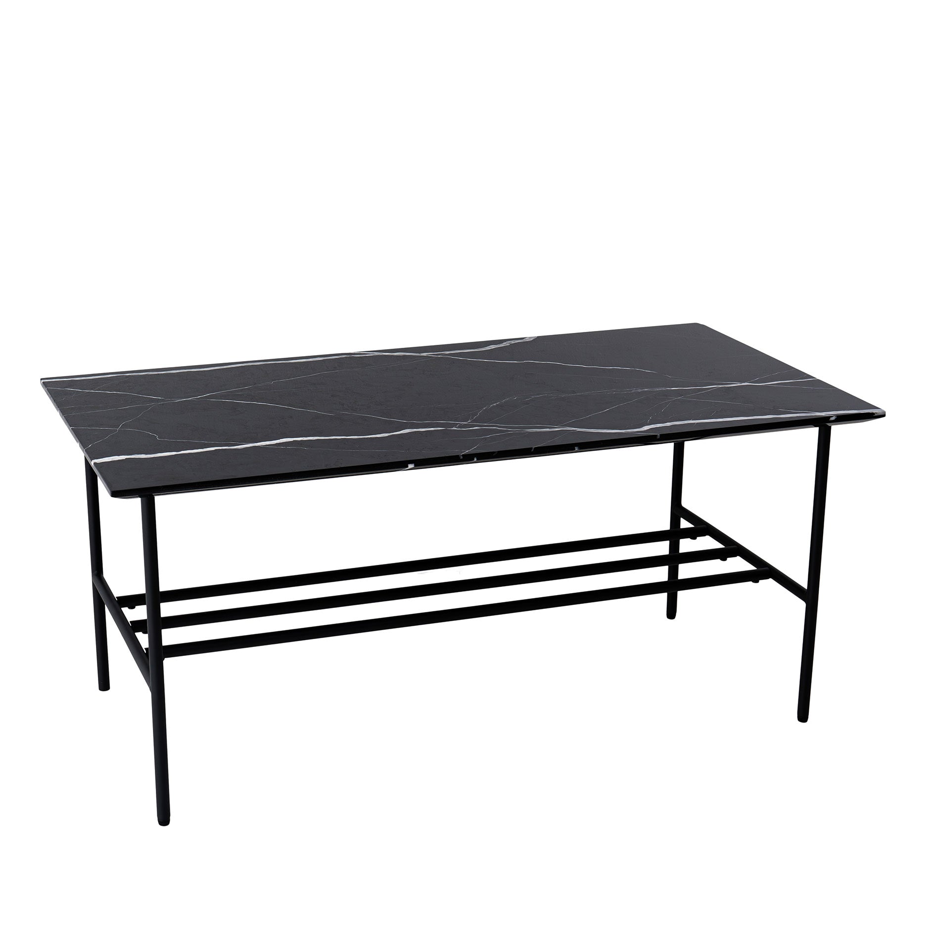 LINES II sofabord i marmor 100x50 cm